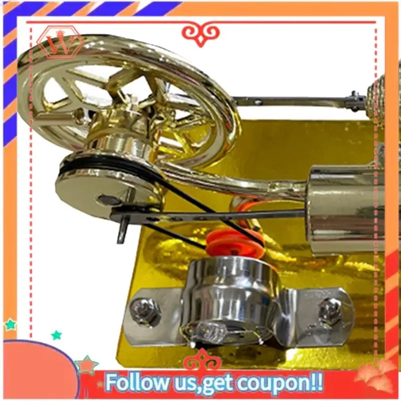 Durable Hot Air Stirling Engine Model Generator Engine Physics Experiment Science Toy Educational Science Toy
Durable Hot Air Stirling Engine Model Generator Engine Physics Experiment Science Toy Educational Science Toy