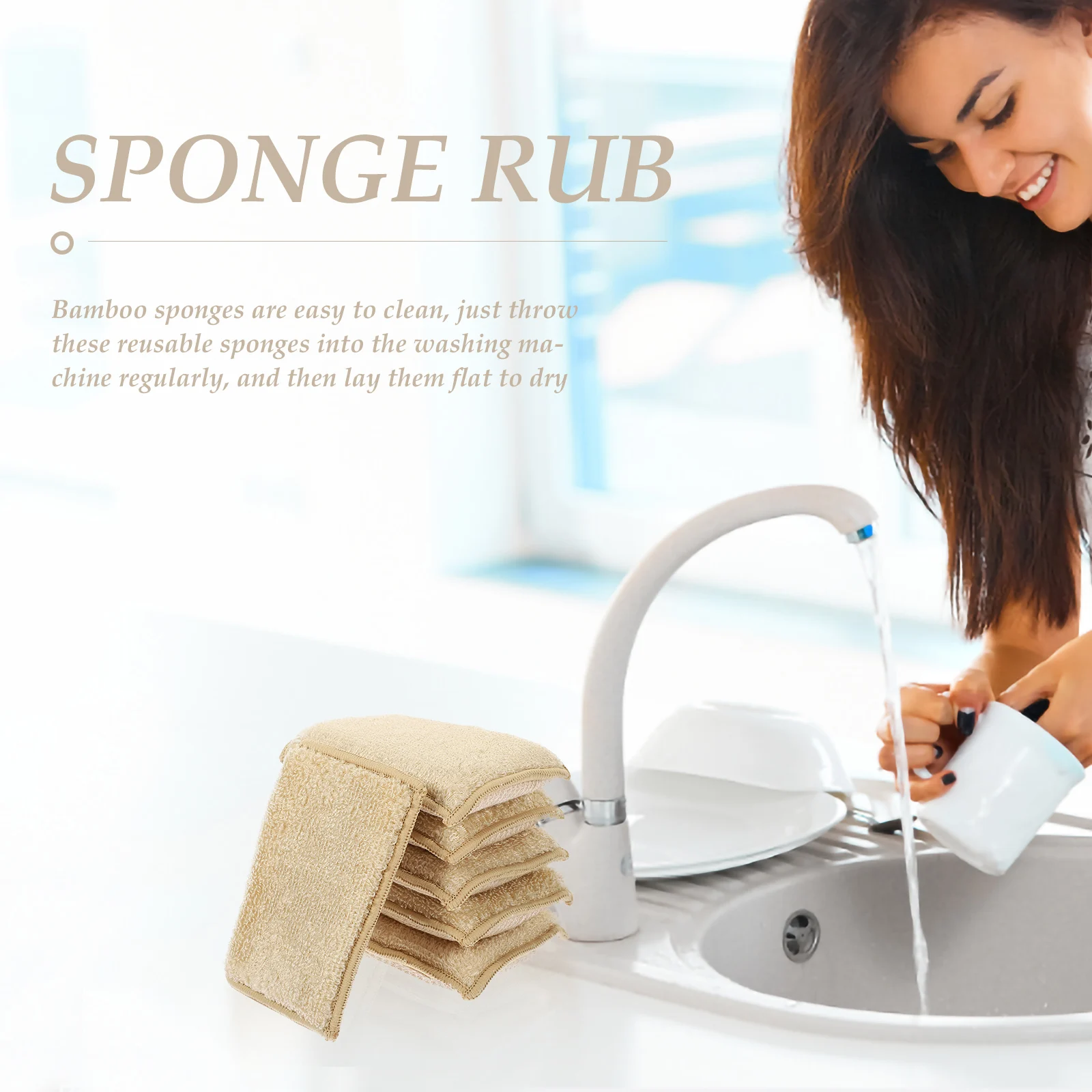 6pcs Scrub Reusable Cleaning Sponge For Kitchen Wok Pots Household Daily Use Household Dish Sponge Tools
6pcs Scrub Reusable Cleaning Sponge For Kitchen Wok Pots Household Daily Use Household Dish Sponge Tools