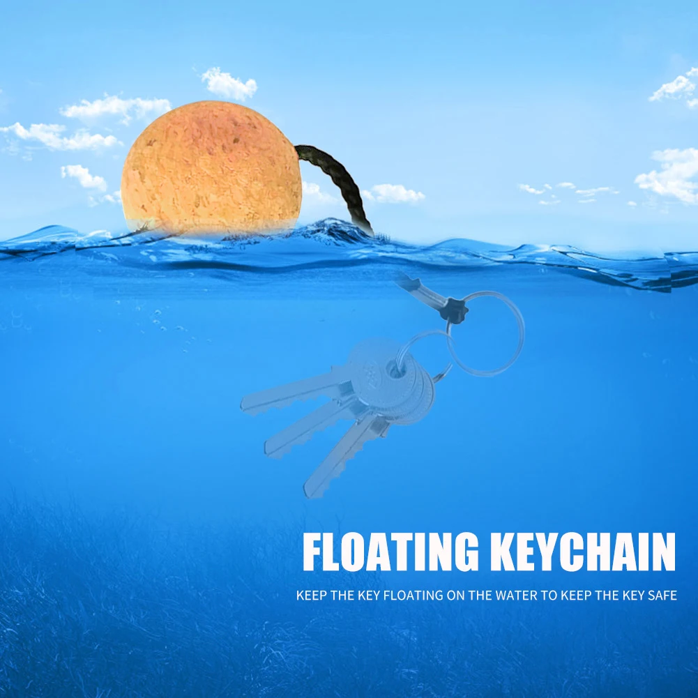 50mm Boat Floating Cork Keyring Water Buoyant Ball Floating Kayak Float Keychain
50mm Boat Floating Cork Keyring Water Buoyant Ball Floating Kayak Float Keychain