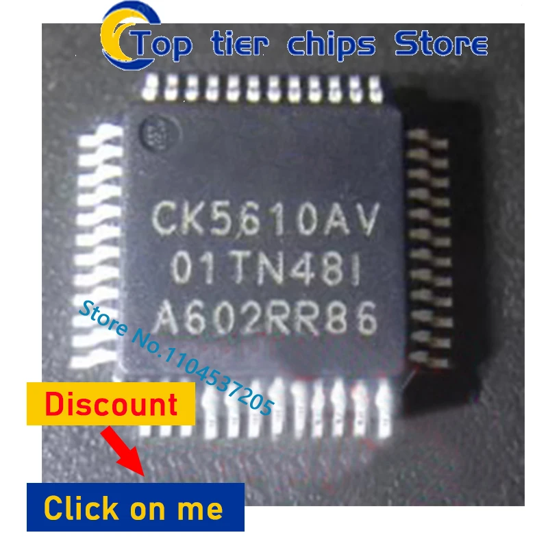 1 шт./лот ISPPAC-CLK5610AV-01TN48I QFP-48 CLK5610AV-01TN48 100% новый и оригинальный
1 шт./лот ISPPAC-CLK5610AV-01TN48I QFP-48 CLK5610AV-01TN48 100% новый и оригинальный