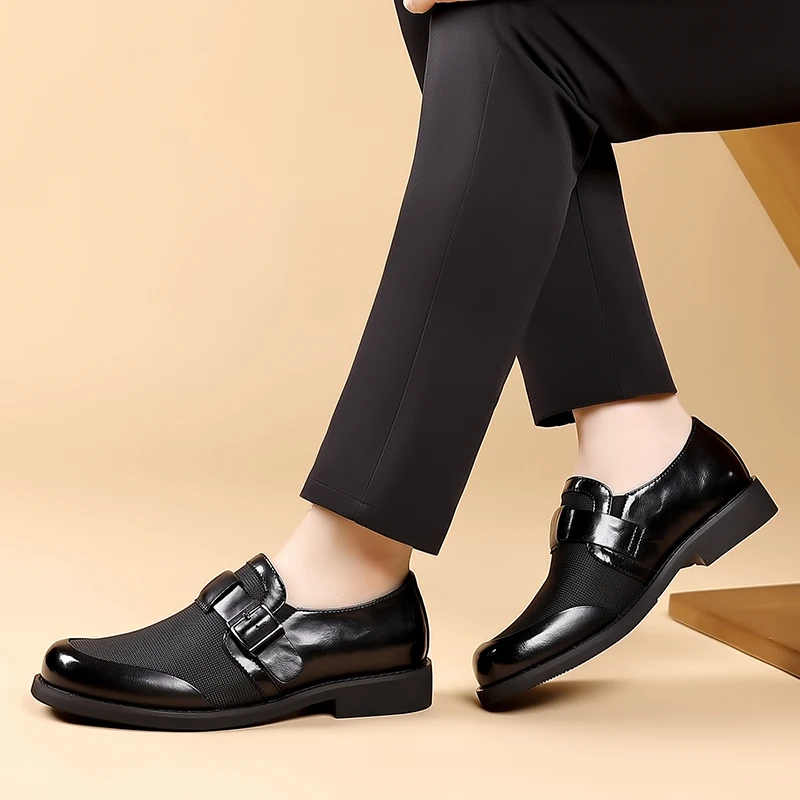 Модная мужская повседневная мужская кожаная обувь, роскошные деловые офисные туфли в британском стиле, дышащие удобные лоферы с сеткой
Модная мужская повседневная мужская кожаная обувь, роскошные деловые офисные туфли в британском стиле, дышащие удобные лоферы с сеткой