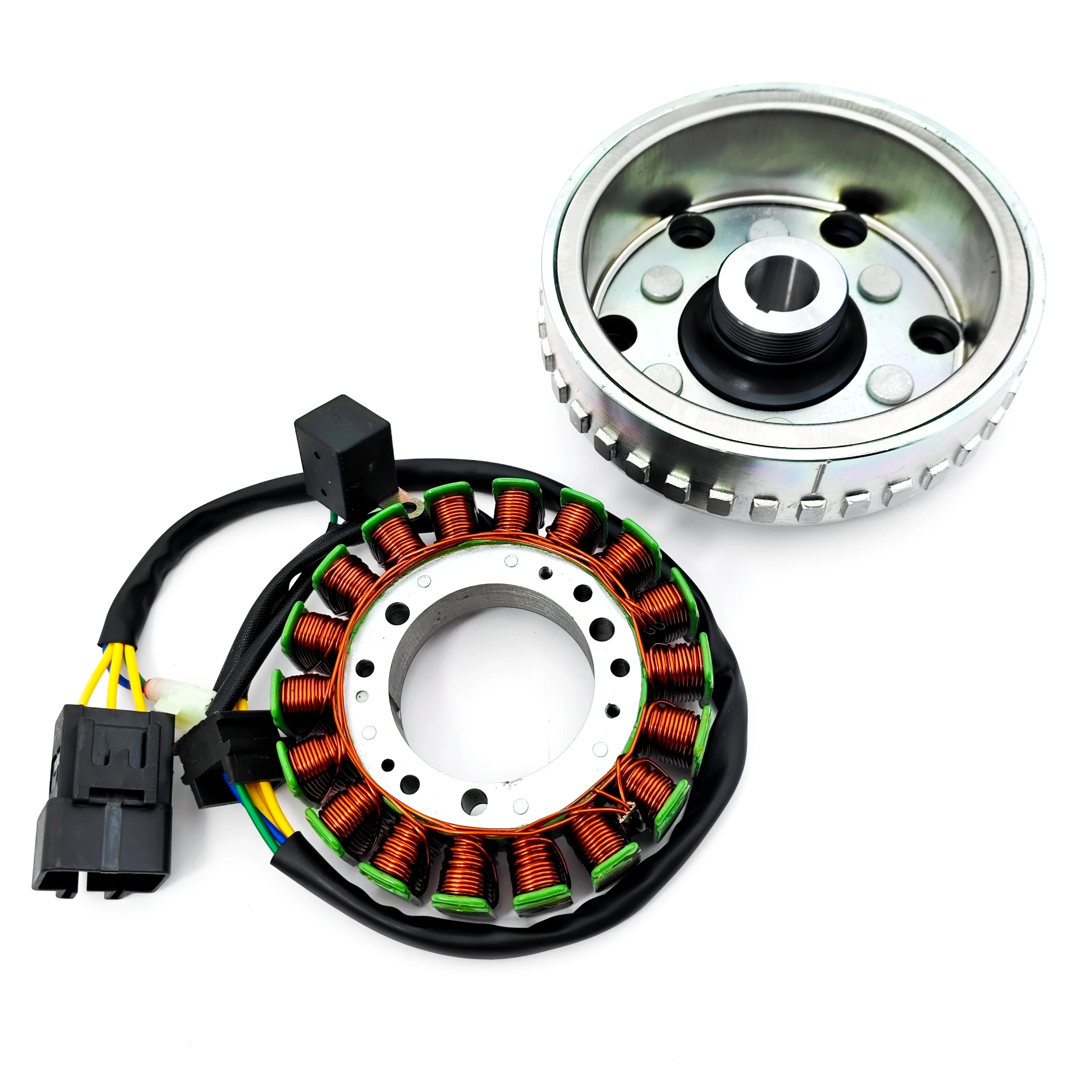 EFI Magneto Rotor Magneto Stator Kit for CFmoto 500 X5 CF188 600 X6 U6 Z6 625 CF196 X-Lander Rancher 0180-032000 018B-031000
EFI Magneto Rotor Magneto Stator Kit for CFmoto 500 X5 CF188 600 X6 U6 Z6 625 CF196 X-Lander Rancher 0180-032000 018B-031000