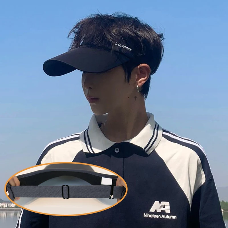 Uv Protection Sun Hat Sun Protection Running Bicycle Visor Caps Summer Adjustable Empty Top Hat Sports Tennis Caps For Men Women
Uv Protection Sun Hat Sun Protection Running Bicycle Visor Caps Summer Adjustable Empty Top Hat Sports Tennis Caps For Men Women