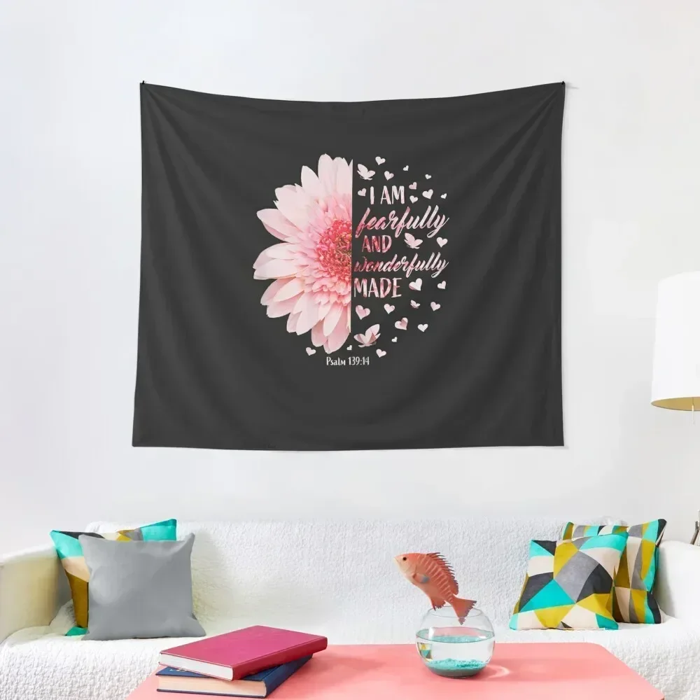 Christian Bible Verse Fearfully And Wonderfully Made Tapestry Bedroom Decor Aesthetic Decoration Wall Tapestry
Christian Bible Verse Fearfully And Wonderfully Made Tapestry Bedroom Decor Aesthetic Decoration Wall Tapestry