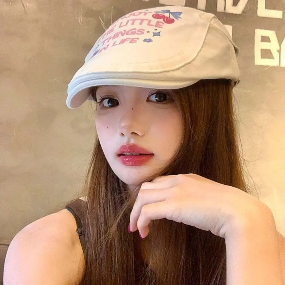 Personality Cherry Graffiti Forward Hat Embroidey Visor Y2k Beret American Vintage Artist Hat Unisex
Personality Cherry Graffiti Forward Hat Embroidey Visor Y2k Beret American Vintage Artist Hat Unisex