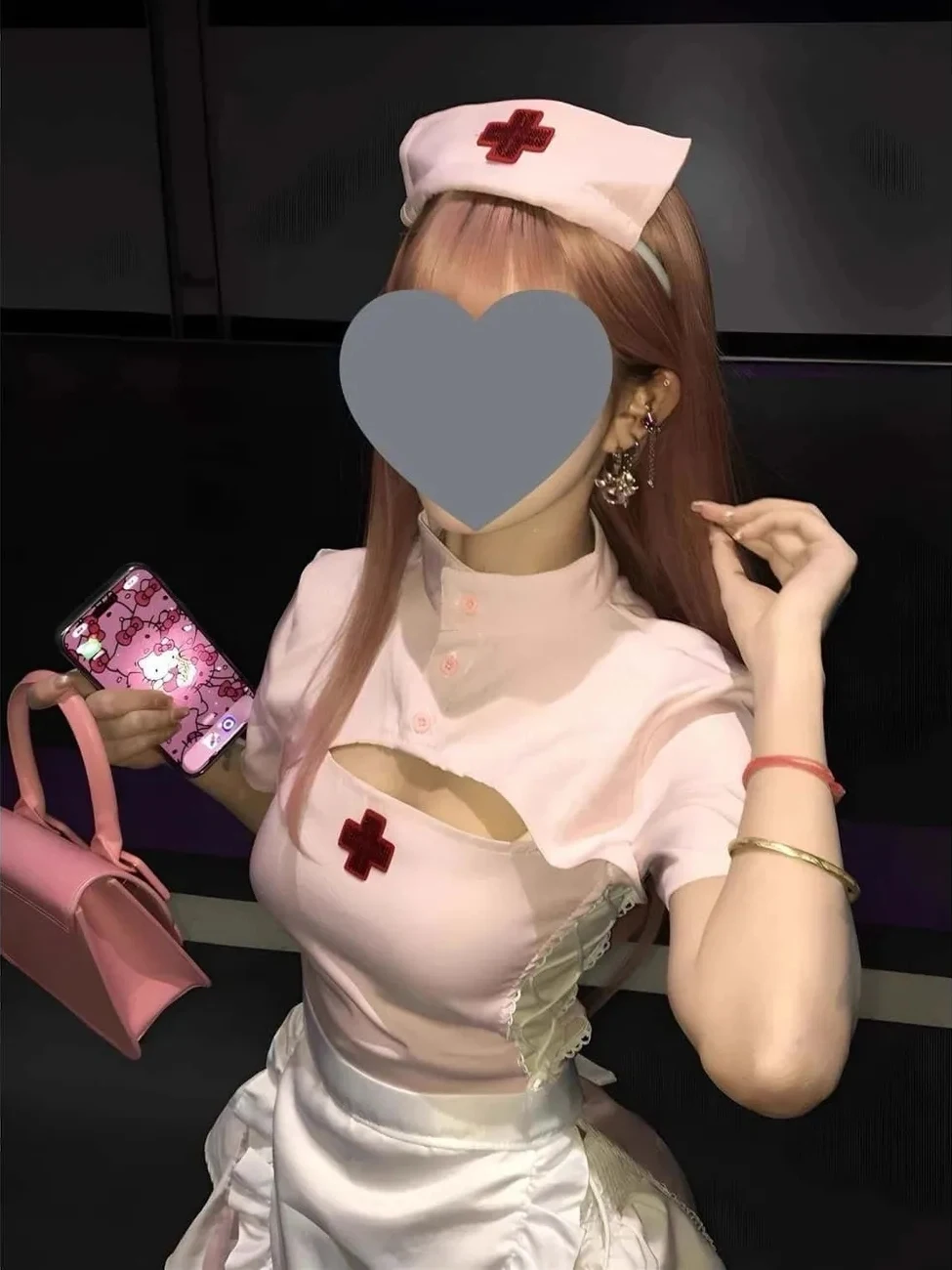 Sexy Pink Nurse Uniform Set Women's Halloween Costume Role-playing 2026 Summer Collection Ladies' Fashion Set
Sexy Pink Nurse Uniform Set Women's Halloween Costume Role-playing 2026 Summer Collection Ladies' Fashion Set