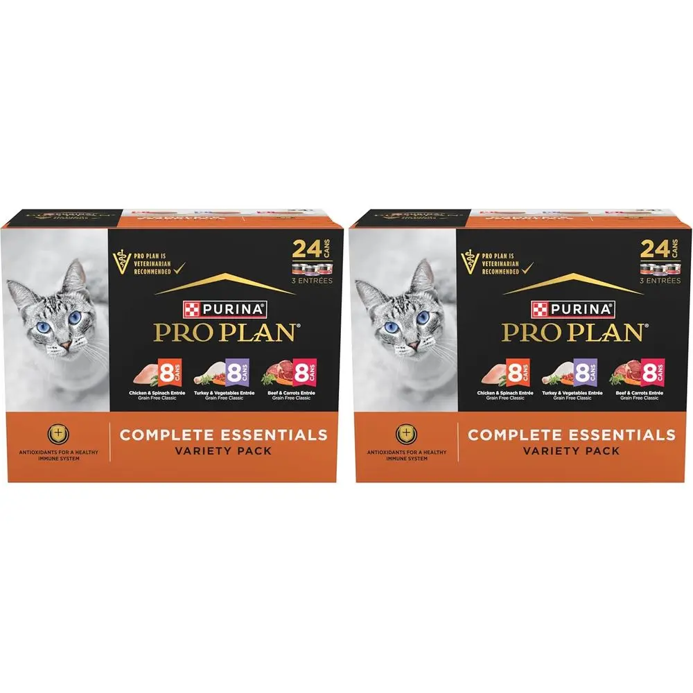 Complete entials Chicken, Turkey and Grain ree Wet Cat ood Variety - 3 oz. Cans, (Pack o 48)
Complete entials Chicken, Turkey and Grain ree Wet Cat ood Variety - 3 oz. Cans, (Pack o 48)