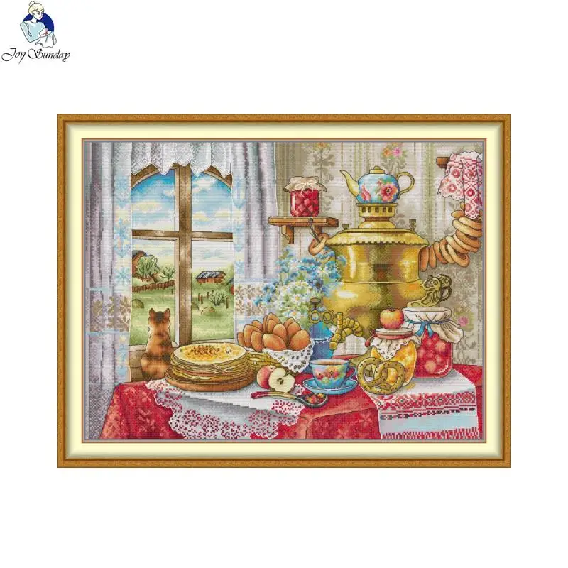 Joy Sunday Cross Stitch Kit DIY Country Breakfast Pattern Art Craft Handicraft Accessories Embroidery Kit Home Decoration Gifts
Joy Sunday Cross Stitch Kit DIY Country Breakfast Pattern Art Craft Handicraft Accessories Embroidery Kit Home Decoration Gifts