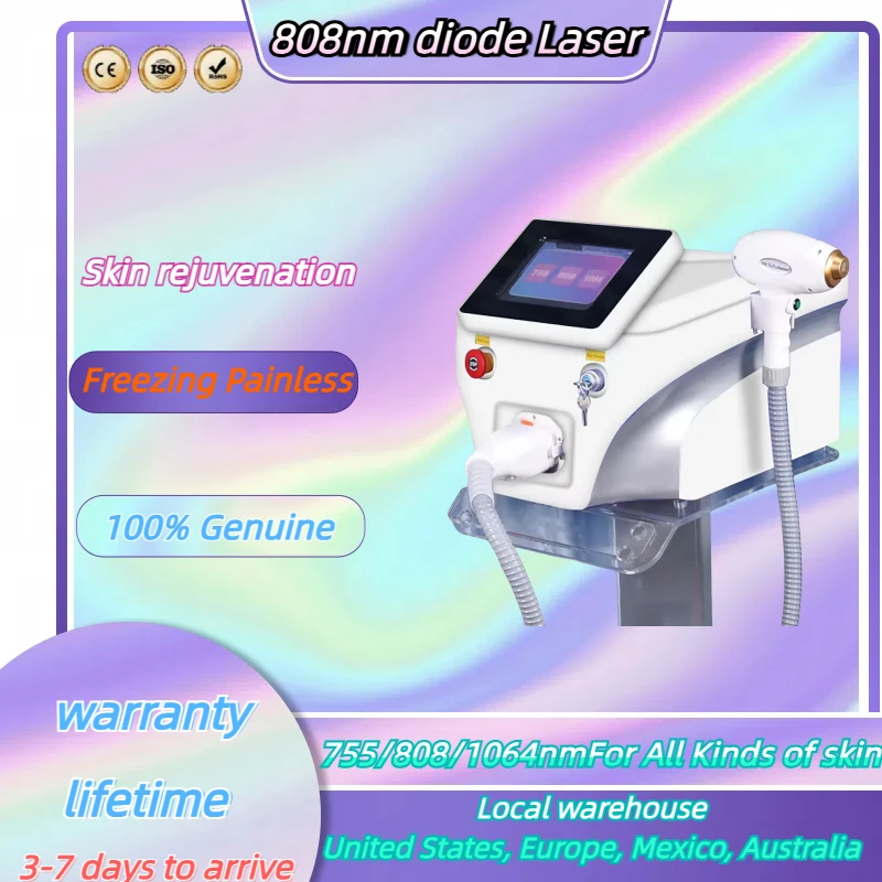 2025 Portable 808 3wave Diode Laser Permanent Hair Remove Fast Depilation Painfree Follicle Penetration Skin Rejuvenation Device
2025 Portable 808 3wave Diode Laser Permanent Hair Remove Fast Depilation Painfree Follicle Penetration Skin Rejuvenation Device