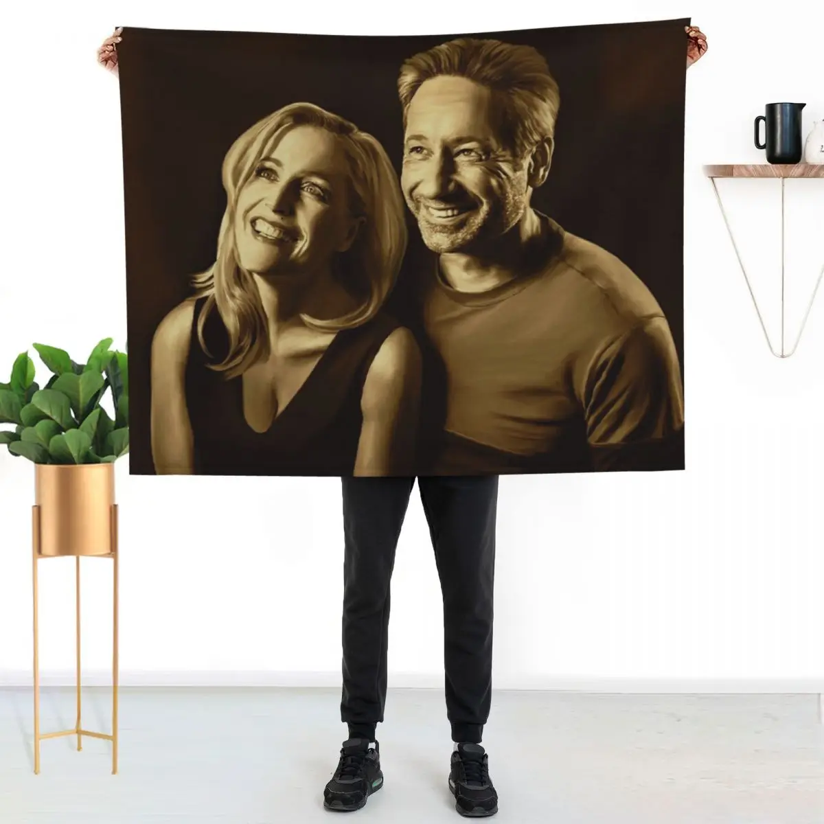 A successful old married couple - sepia panting Throw Blanket All Season Soft Lightweight Blanket for Home
A successful old married couple - sepia panting Throw Blanket All Season Soft Lightweight Blanket for Home