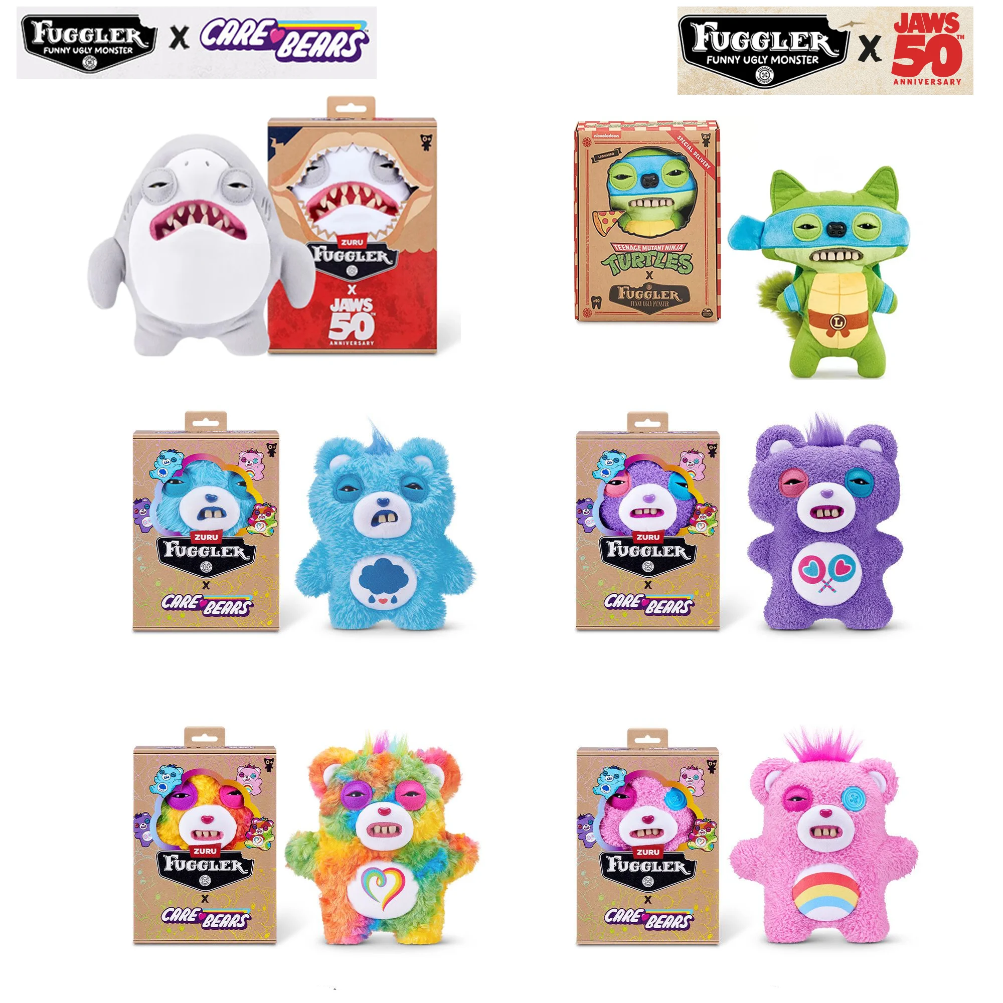 Официальные плюшевые игрушки Fuggler x Jaws Great White Shark, мягкая кукла Леонардо из серии Care Bears, подарки из коллаборационной серии TMNT Leonardo
Официальные плюшевые игрушки Fuggler x Jaws Great White Shark, мягкая кукла Леонардо из серии Care Bears, подарки из коллаборационной серии TMNT Leonardo