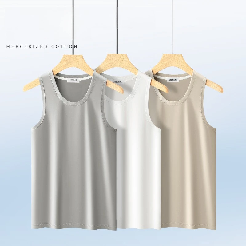 Good Quality Men's Silk Cotton Fast Dry Sleeveless Waistcoat Summer Fashion Soft Comfortable Solid Color Simple Basic Sport Tops
Good Quality Men's Silk Cotton Fast Dry Sleeveless Waistcoat Summer Fashion Soft Comfortable Solid Color Simple Basic Sport Tops