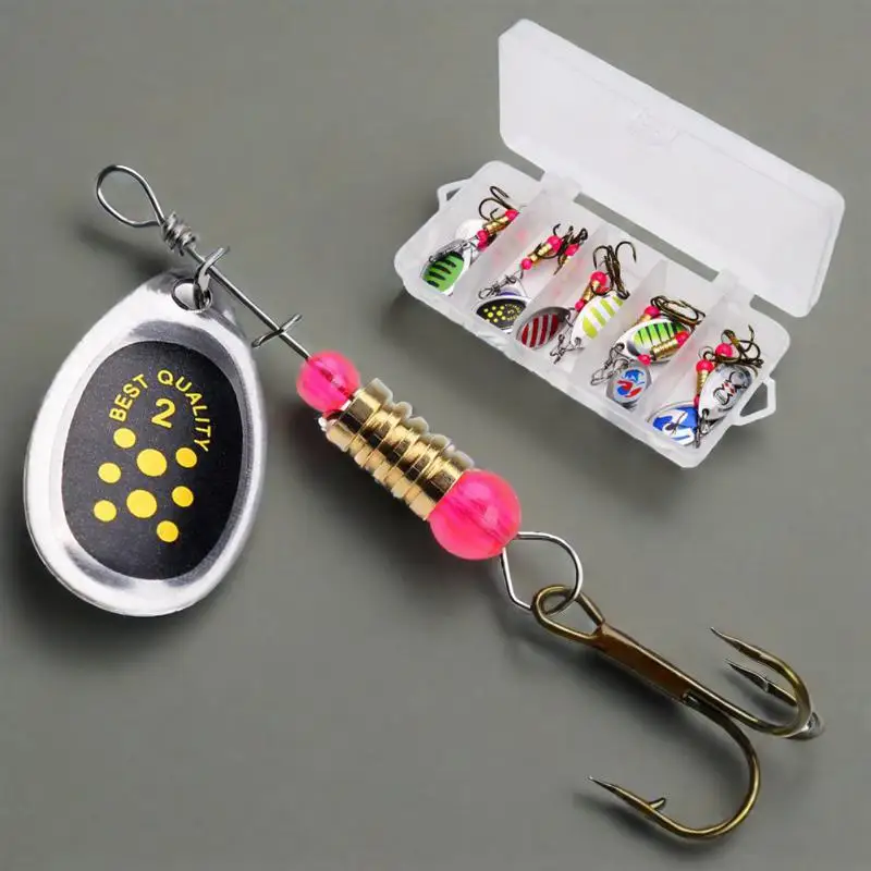 10Pcs/Box Fishing Lure Spinner Bait 6cm 3.2g Spoon Lures Metal Fishing Lure Rotating Sequin Lure Bait Artificial Bait
10Pcs/Box Fishing Lure Spinner Bait 6cm 3.2g Spoon Lures Metal Fishing Lure Rotating Sequin Lure Bait Artificial Bait