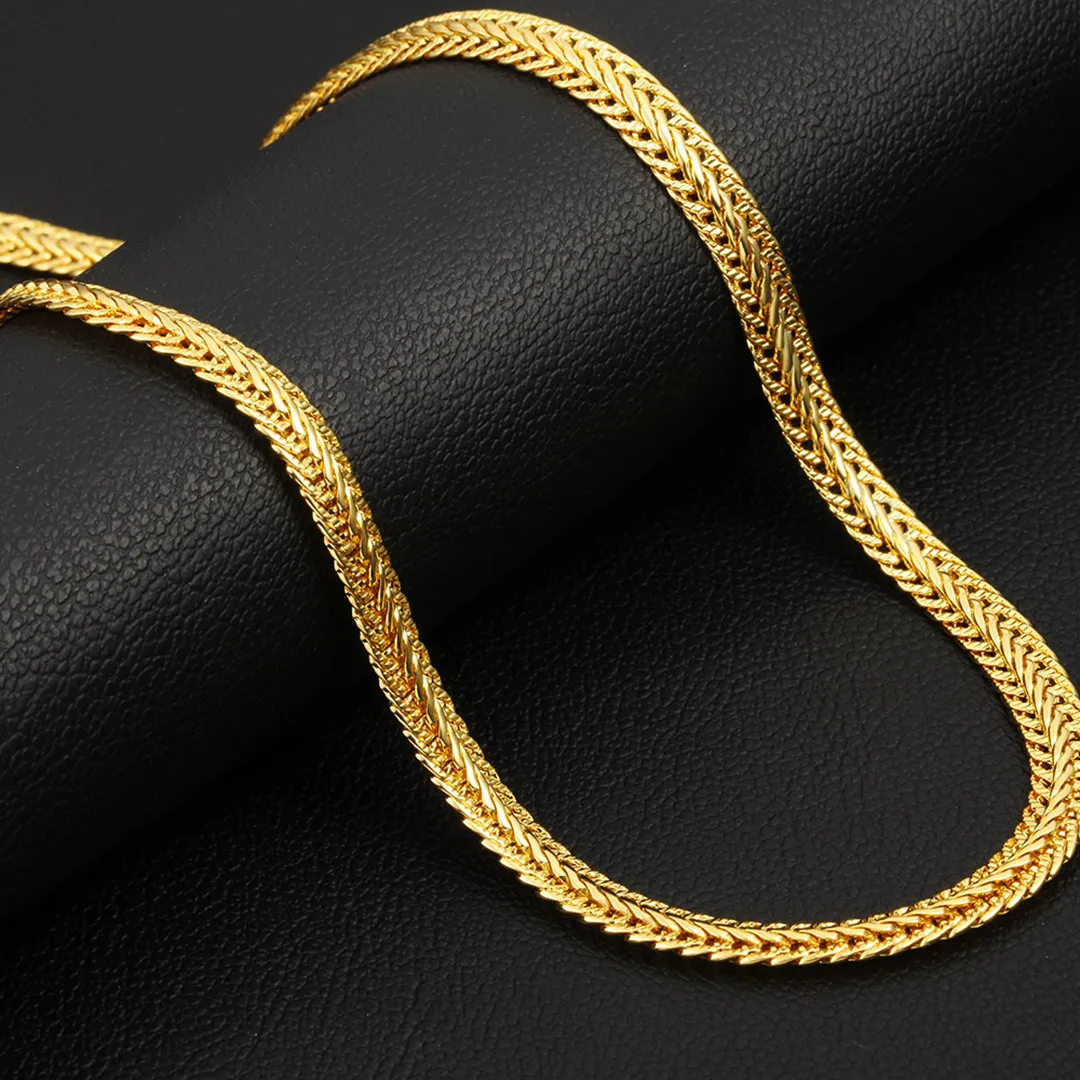 Men's Stainless Steel Long Necklace Hip Hop Snake Link Chain for Men Women Gold Color Silver Color Solid Jewelry Accessories
Men's Stainless Steel Long Necklace Hip Hop Snake Link Chain for Men Women Gold Color Silver Color Solid Jewelry Accessories