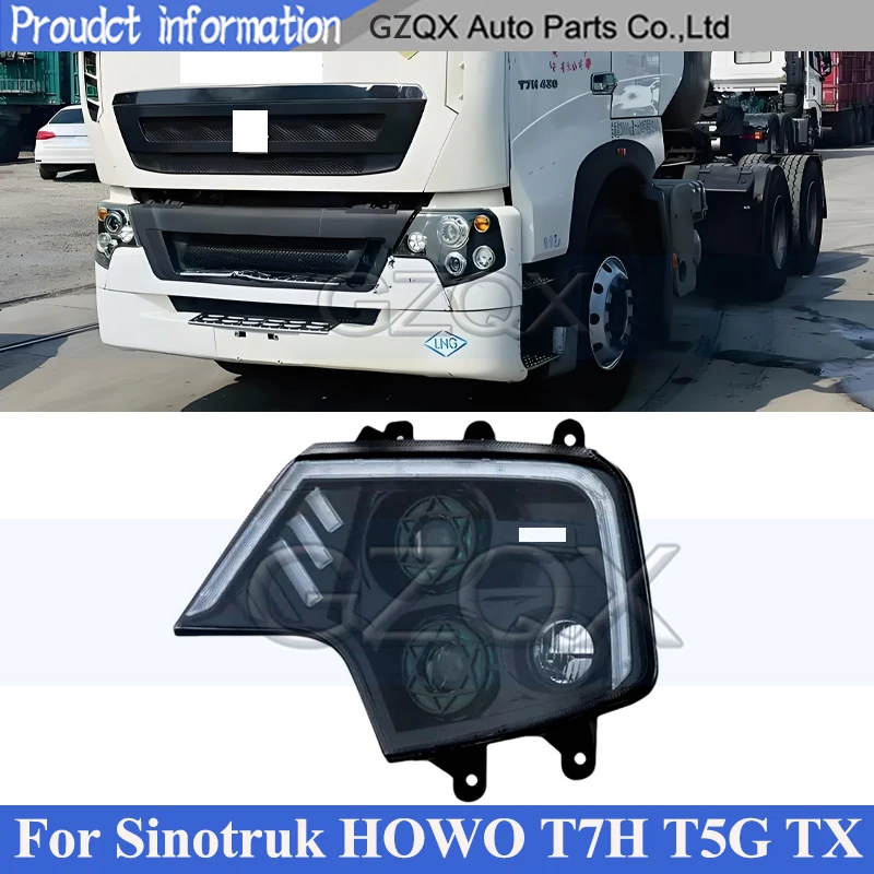 CAPQX LED Front Bumper Head Light Head Lamp For Sinotruk HOWO T7H T5G TX Headlamp Headlight Trun Light Daytime Running Light DRL
CAPQX LED Front Bumper Head Light Head Lamp For Sinotruk HOWO T7H T5G TX Headlamp Headlight Trun Light Daytime Running Light DRL