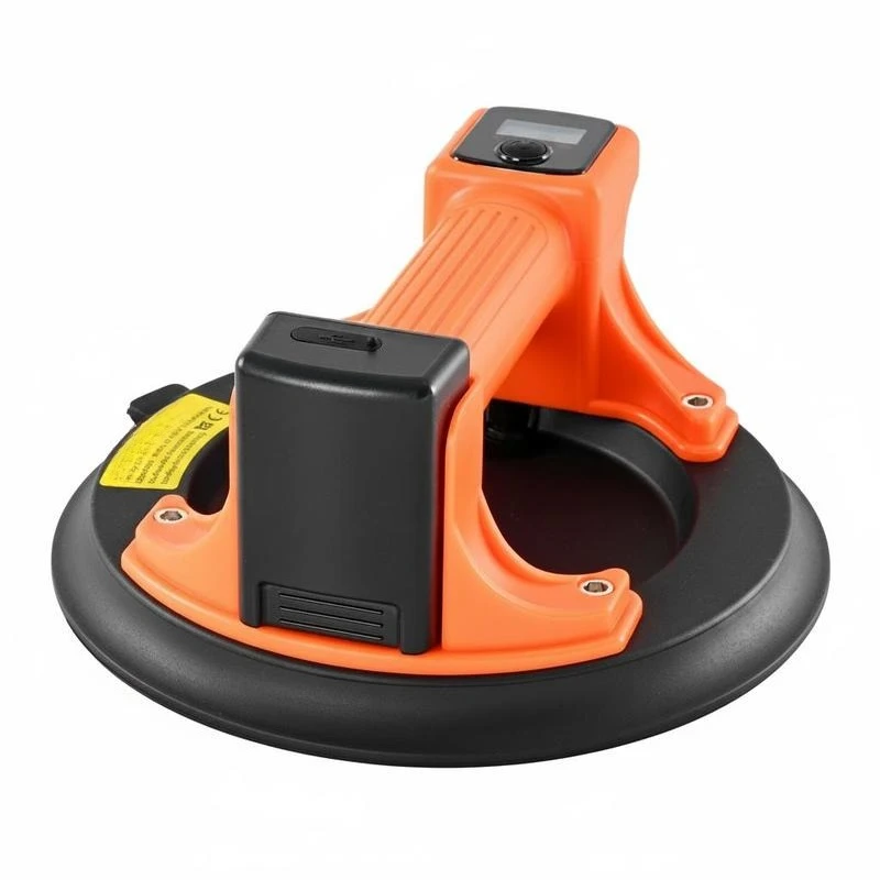 Electric Suction Cup, 8-Inch Vacuum Glass Lifter with Digital Display for Suction Power & Battery Level, 440 lbs Max Lifting Capacity Tile Suction Cup Tool for Lifting Tile, Granite (1-Pack)
Electric Suction Cup, 8-Inch Vacuum Glass Lifter with Digital Display for Suction Power & Battery Level, 440 lbs Max Lifting Capacity Tile Suction Cup Tool for Lifting Tile, Granite (1-Pack)