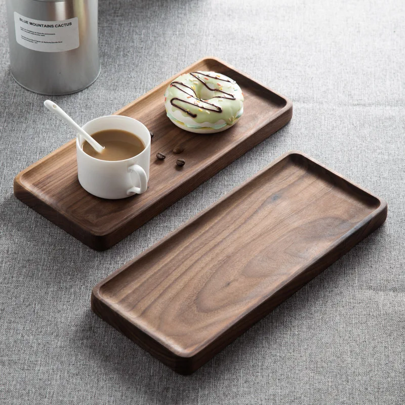 New - Chinese - Style Solid Wood Coffee Tea Tray, Rectangular Cup Holder & Storage Tray, Made of North American Walnut
New - Chinese - Style Solid Wood Coffee Tea Tray, Rectangular Cup Holder & Storage Tray, Made of North American Walnut