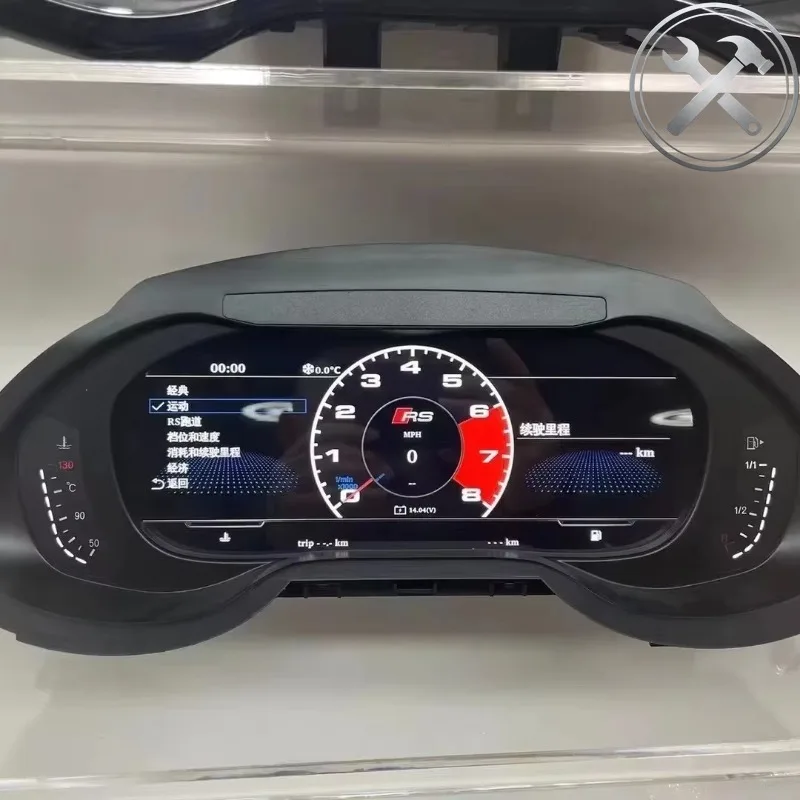 12.3 Inch LINUX Android LCD Digital Virtual Cockpit Dashboard Speedometer Instrument Cluster Auto Modification for Q5 2010-2018