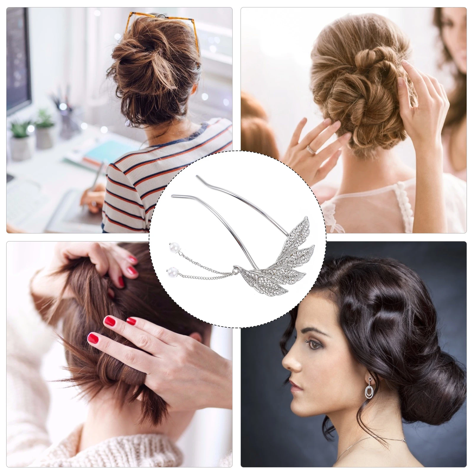 Hairpin Tassel Clip Party Women Headdress Clips Decor Accessory Girl Gift Elegant Barrette
Hairpin Tassel Clip Party Women Headdress Clips Decor Accessory Girl Gift Elegant Barrette