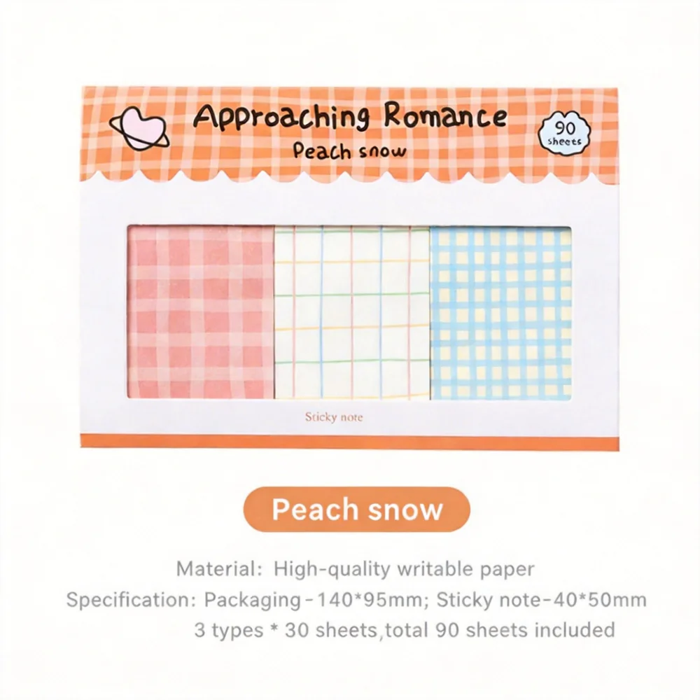 Self-Adhesive Notepad Adorable Checkered Sticky Notes Pad Grid Pattern Memo Pad Colorful Kawai Square Grid Sticky Notes
Self-Adhesive Notepad Adorable Checkered Sticky Notes Pad Grid Pattern Memo Pad Colorful Kawai Square Grid Sticky Notes