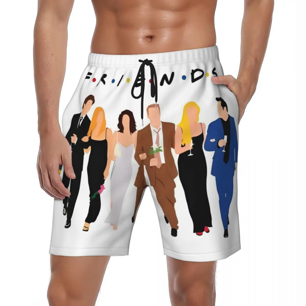 Мужские шорты для доски, постер для ТВ-шоу друзей, стильные плавки, мультяшная быстросохнущая спортивная одежда, пляжные шорты больших размеров
Мужские шорты для доски, постер для ТВ-шоу друзей, стильные плавки, мультяшная быстросохнущая спортивная одежда, пляжные шорты больших размеров