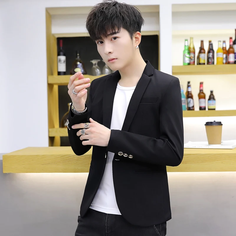 Мужской приталенный повседневный пиджак для осени и весны, модный, цельный, высокого качества, пошитый на заказ, городской стиль, с длинными рукавами
Мужской приталенный повседневный пиджак для осени и весны, модный, цельный, высокого качества, пошитый на заказ, городской стиль, с длинными рукавами