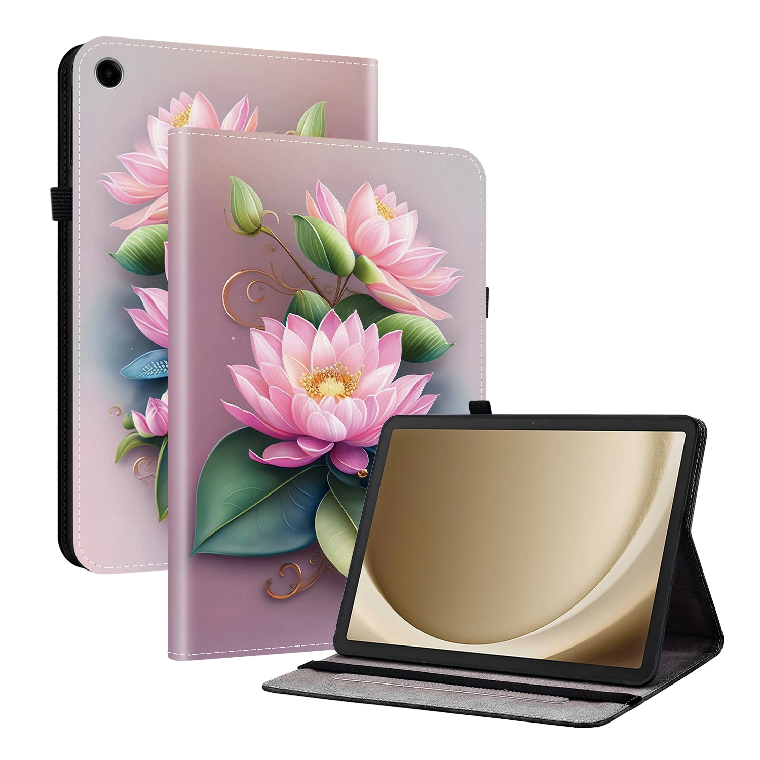 For Samsung Galaxy Tab A11+ Leather Case Pattern Printed Stand Tablet Cover with Card Slots - Lotus
For Samsung Galaxy Tab A11+ Leather Case Pattern Printed Stand Tablet Cover with Card Slots - Lotus