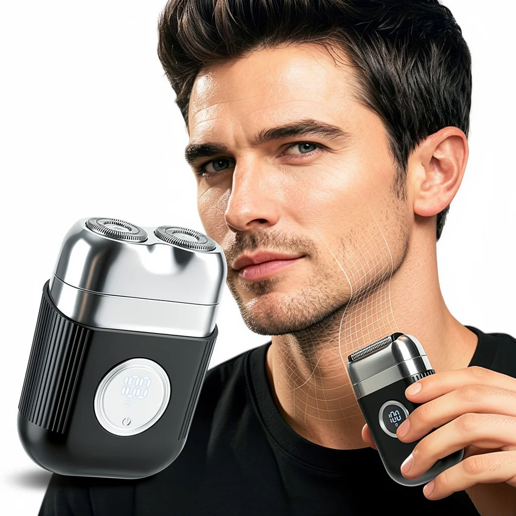 Electric Shaver for Men 9000RPM Mini Foil Razor with Digital Display Magnetic Replaceable Head Type-C Fast Charge Wet & Dry
Electric Shaver for Men 9000RPM Mini Foil Razor with Digital Display Magnetic Replaceable Head Type-C Fast Charge Wet & Dry