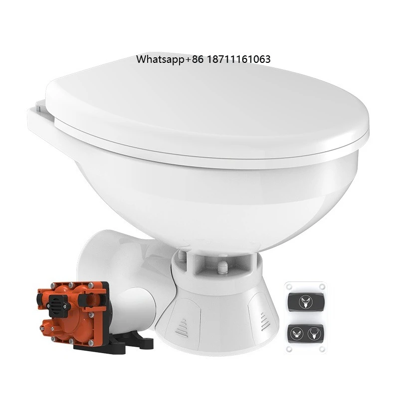 12v 24v Quiet Flush Electric Seawater Toilet Smart Marine Toilet
12v 24v Quiet Flush Electric Seawater Toilet Smart Marine Toilet