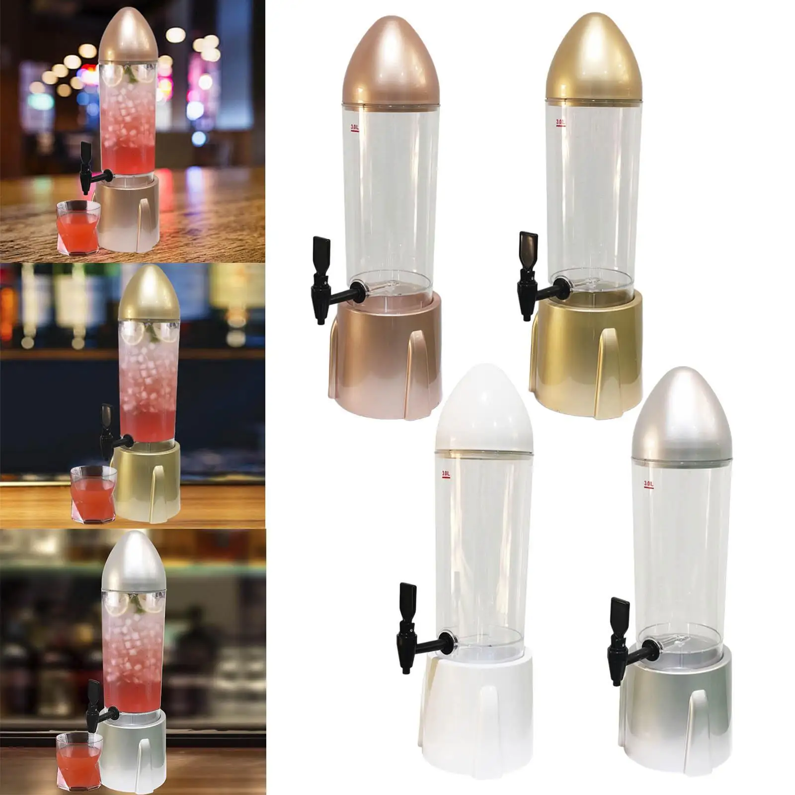 Диспенсер для пива 3л Универсальный диспенсер для напитков и сока для гостиной в барных автофургонах 
Диспенсер для пива 3л Универсальный диспенсер для напитков и сока для гостиной в барных автофургонах