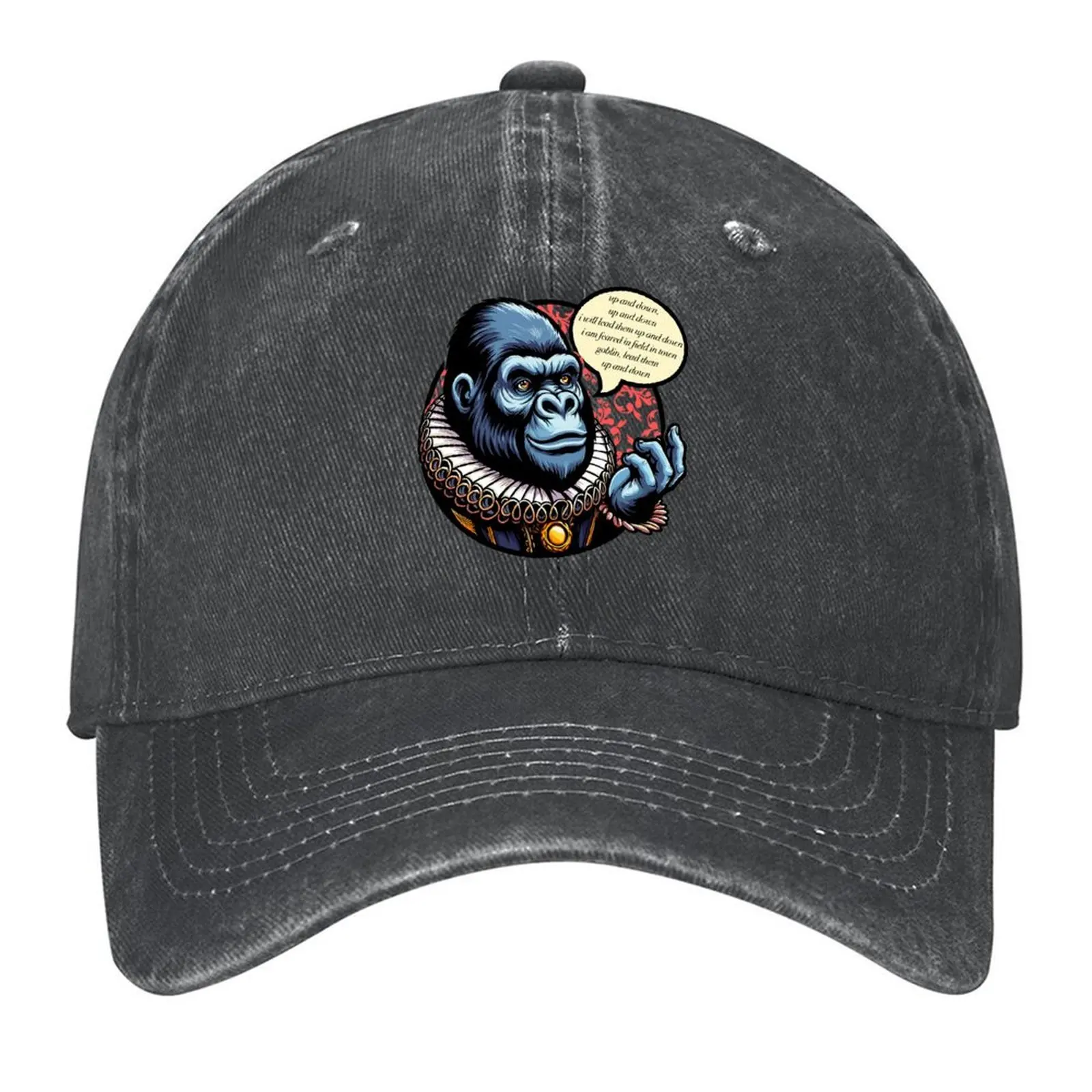Shakespearean Gorilla Quoting “A Midsummer Night’s Dream” Baseball Cap party Hat Fashion Beach Funny hats Female Men's
Shakespearean Gorilla Quoting “A Midsummer Night’s Dream” Baseball Cap party Hat Fashion Beach Funny hats Female Men's