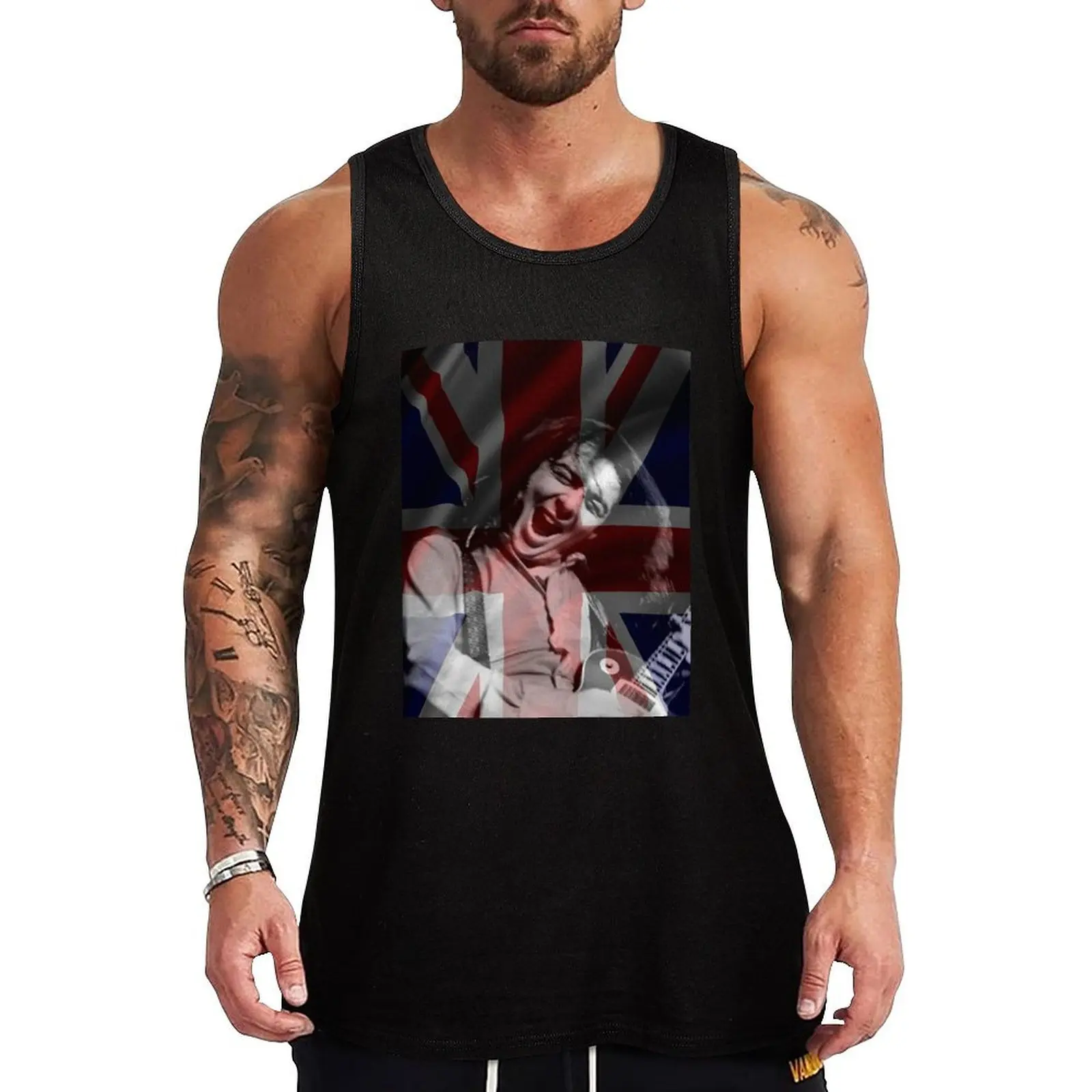 Union Jack Special: Bernie Marsden Tank Top gym training accessories t-shirt Men's sleeveless Working vest
Union Jack Special: Bernie Marsden Tank Top gym training accessories t-shirt Men's sleeveless Working vest