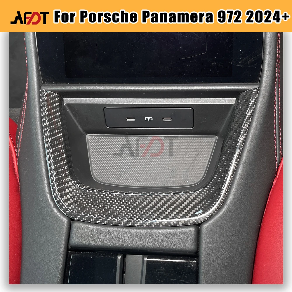 LHD&RHD 3K Twill Weave Real Carbon For 2024-2026 Porsche Panamera 972 GTS 4S Turbo S E-Hybrid Rear Charging Storage Box sticker
LHD&RHD 3K Twill Weave Real Carbon For 2024-2026 Porsche Panamera 972 GTS 4S Turbo S E-Hybrid Rear Charging Storage Box sticker