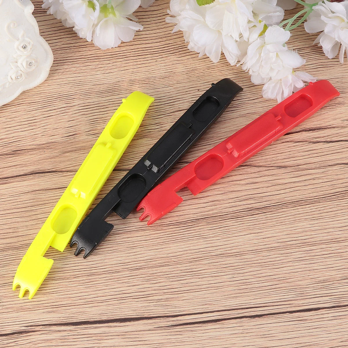 3 pcs Levers High Strength Bike Tire Pry Bar Durable Bike Repair Tool For All Bicycles Yellow Red Black Pry Bar Accessory
3 pcs Levers High Strength Bike Tire Pry Bar Durable Bike Repair Tool For All Bicycles Yellow Red Black Pry Bar Accessory