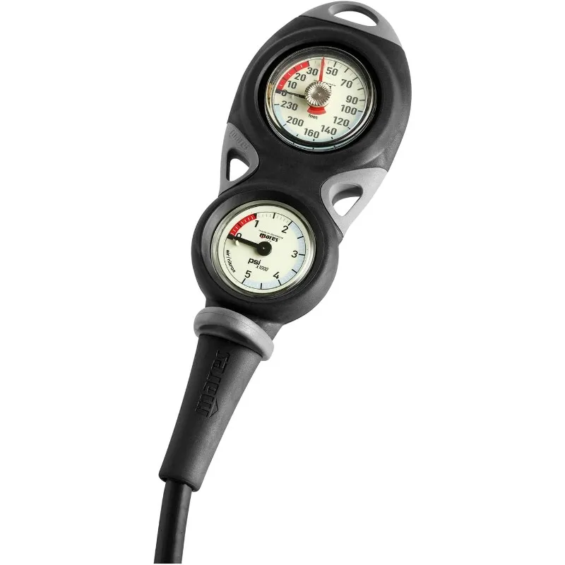 MARES Mission 2 Scuba Dive Analog Gauge for Diving | Includes Presssure and Depth Gauges | Diving Instrument for Water Sports
MARES Mission 2 Scuba Dive Analog Gauge for Diving | Includes Presssure and Depth Gauges | Diving Instrument for Water Sports