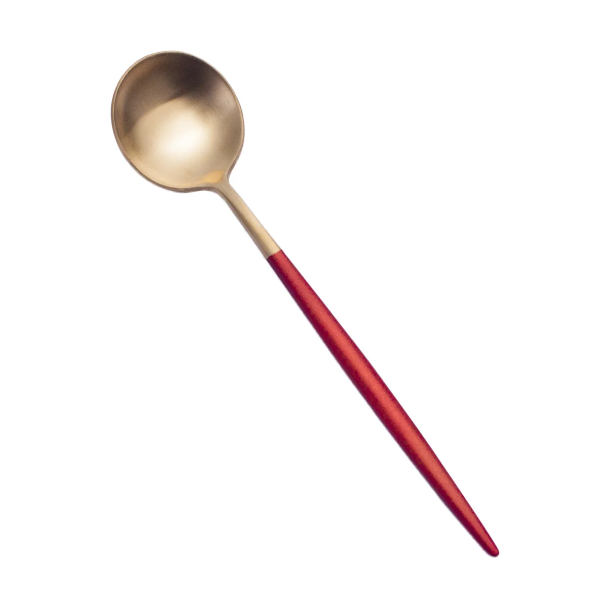 4Pcs Stainless Steel Dessert Spoon Red Handle No Fade Serving Scoop Food Soup Porridge Home Office Kitchen 
4Pcs Stainless Steel Dessert Spoon Red Handle No Fade Serving Scoop Food Soup Porridge Home Office Kitchen