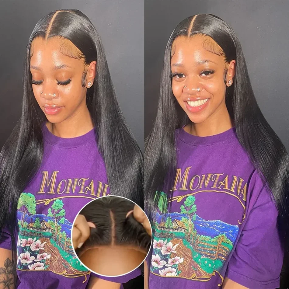 5x5 Lace Frontal Wig 4x4 Glueless Natural Straight 30 Inch Human Hair PrePlucked Brazilian Closure Wig For Women Lace Front Wigs
5x5 Lace Frontal Wig 4x4 Glueless Natural Straight 30 Inch Human Hair PrePlucked Brazilian Closure Wig For Women Lace Front Wigs