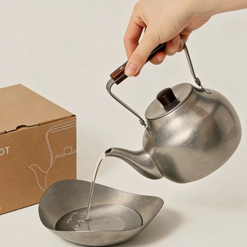 Vintage Stainless Steel Tea Kettle with Handle Stovetop Tea Pot for Boiling Water Durable Kitchen Cookware Rustic Family Tea
Vintage Stainless Steel Tea Kettle with Handle Stovetop Tea Pot for Boiling Water Durable Kitchen Cookware Rustic Family Tea