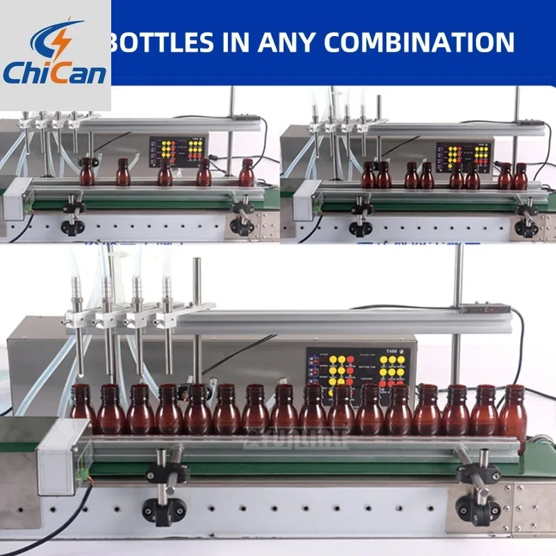 【Hot】Automatic 4-Head Liquid Filling Machine T400GA High-Speed Food Beverage Packaging Equipment Remplisseuse De Bouteilles
【Hot】Automatic 4-Head Liquid Filling Machine T400GA High-Speed Food Beverage Packaging Equipment Remplisseuse De Bouteilles