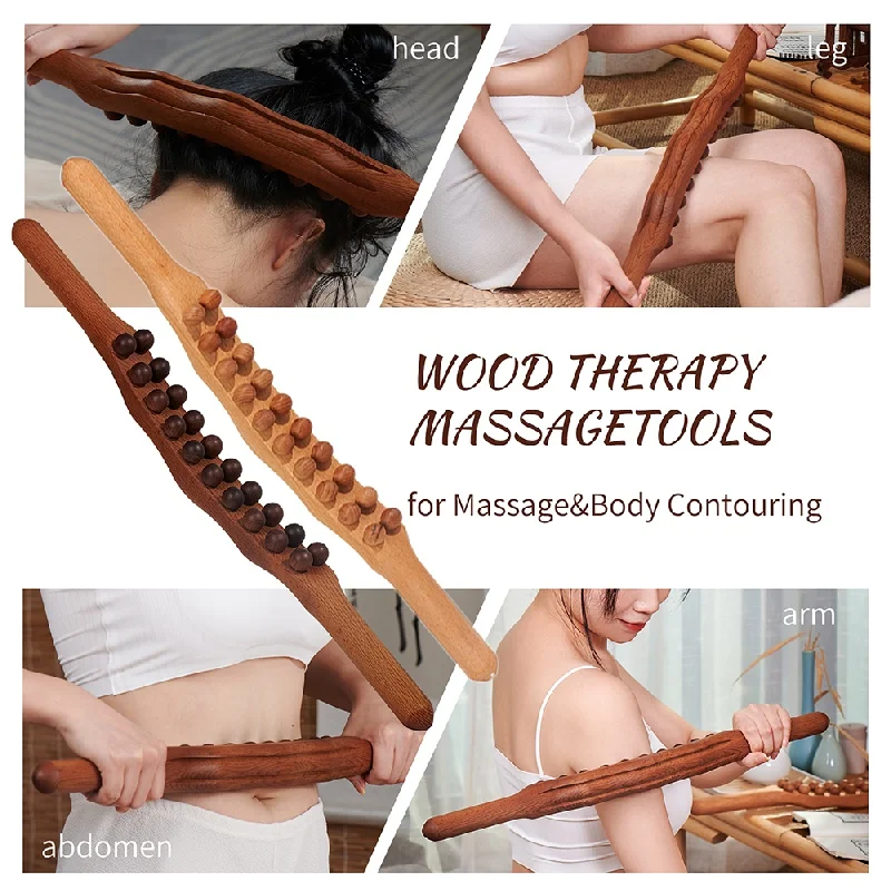 Wooden Gua Sha Scraping Massage Tool Relieve Sore Muscles Wood Guasha Stick 20 Bead Wand Shoulder Neck Leg Roller Relax Tool
Wooden Gua Sha Scraping Massage Tool Relieve Sore Muscles Wood Guasha Stick 20 Bead Wand Shoulder Neck Leg Roller Relax Tool