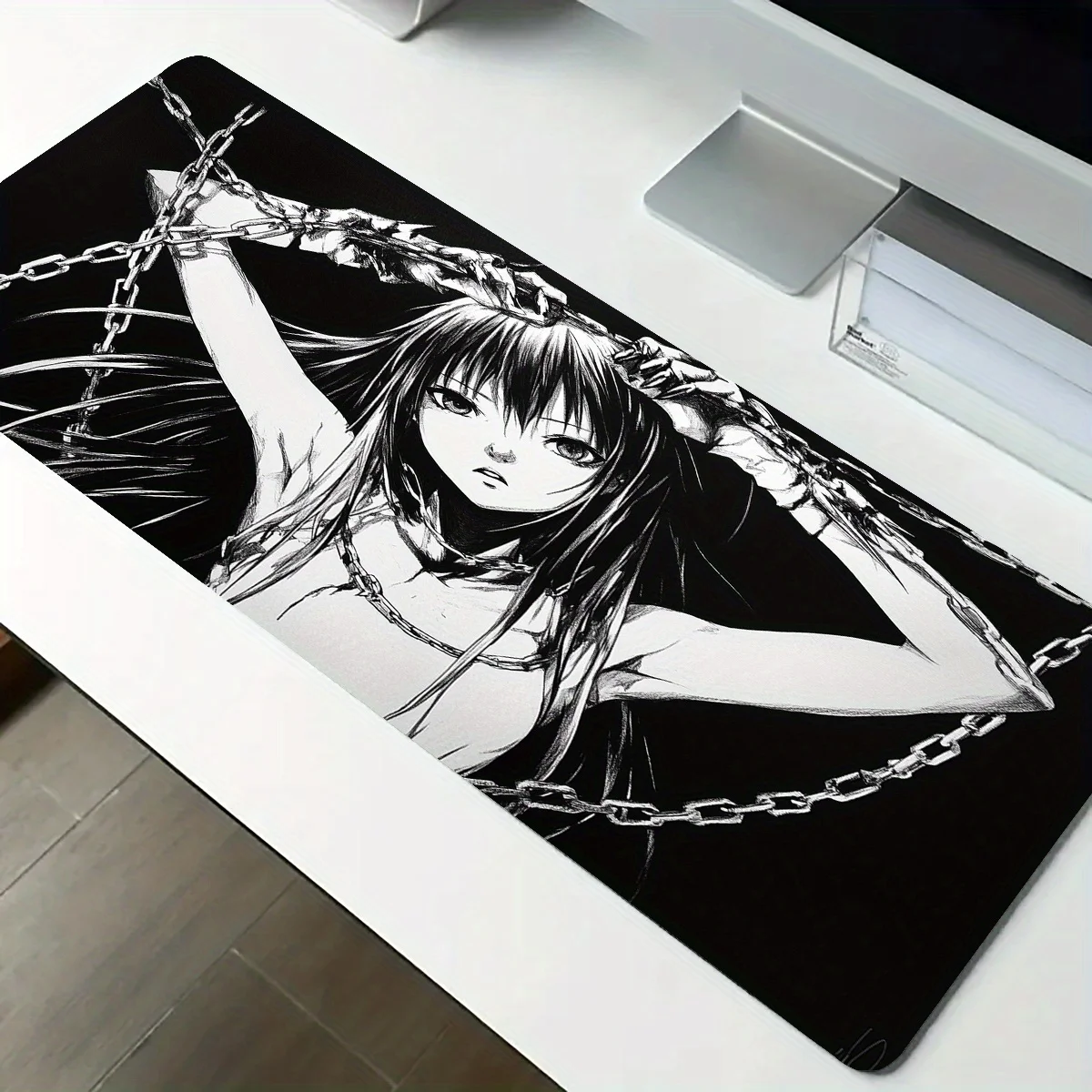Extended Monochrome Anime Character Mouse Pad, Anti-slip Rubber Base, Stylish Personalized Accessory for Home and Office
Extended Monochrome Anime Character Mouse Pad, Anti-slip Rubber Base, Stylish Personalized Accessory for Home and Office