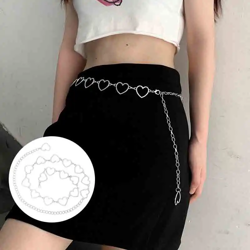 Металлическая поясная цепочка в форме сердца, универсальная для популярных девушек, выдолбленная цепочка в форме сердца, персонализированная цепочка для брюк JK
Металлическая поясная цепочка в форме сердца, универсальная для популярных девушек, выдолбленная цепочка в форме сердца, персонализированная цепочка для брюк JK