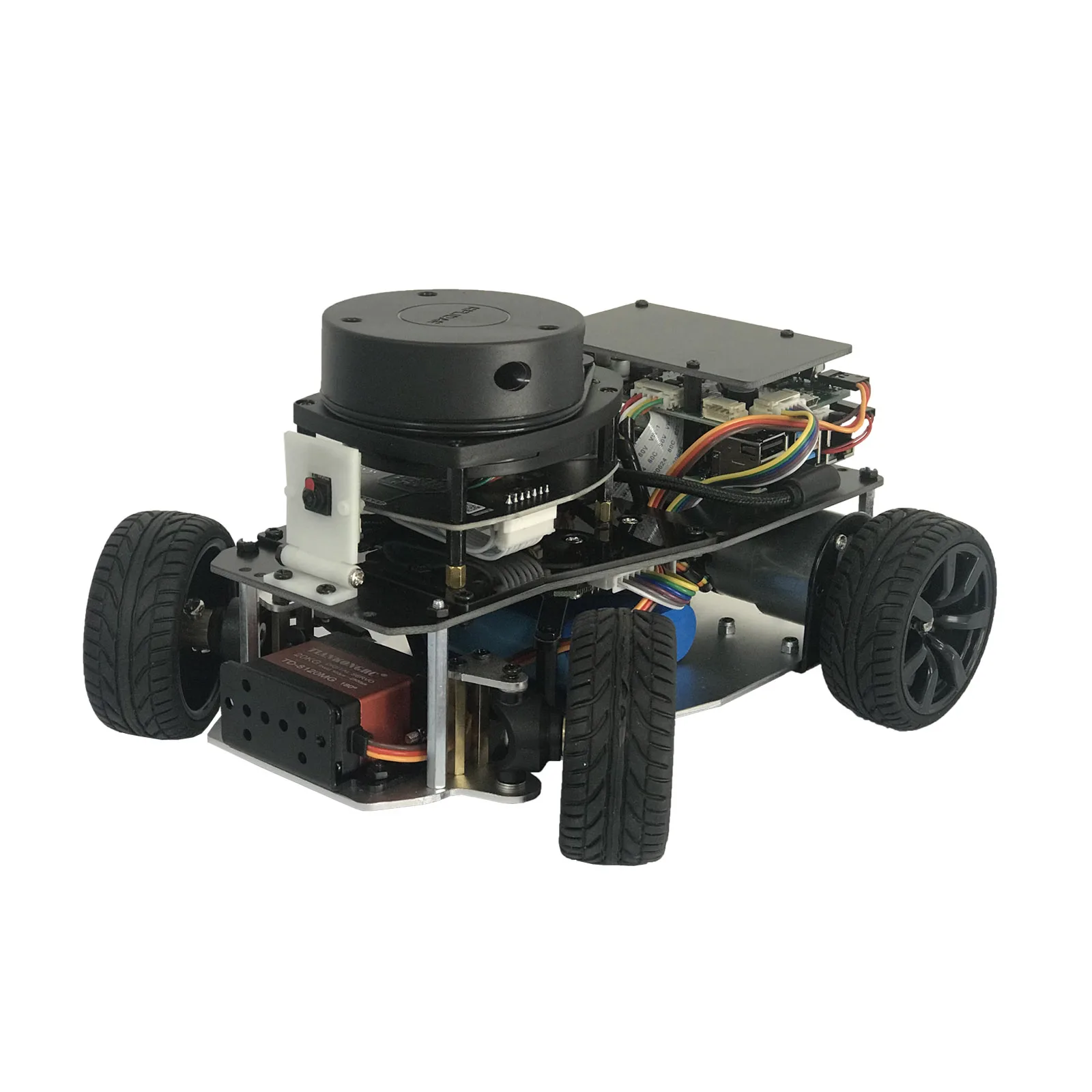 No Remote Control Handle NanoCar Steering Structure ROS Robot Car SLAM Mapping Navigation Automatic Driving Development
No Remote Control Handle NanoCar Steering Structure ROS Robot Car SLAM Mapping Navigation Automatic Driving Development