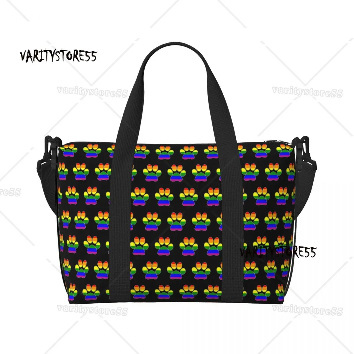 Custom LGBT Pride Gay Paw Beach Tote Bag for Women Extra Large Gym Carry On Travel Shopping Bags
Custom LGBT Pride Gay Paw Beach Tote Bag for Women Extra Large Gym Carry On Travel Shopping Bags