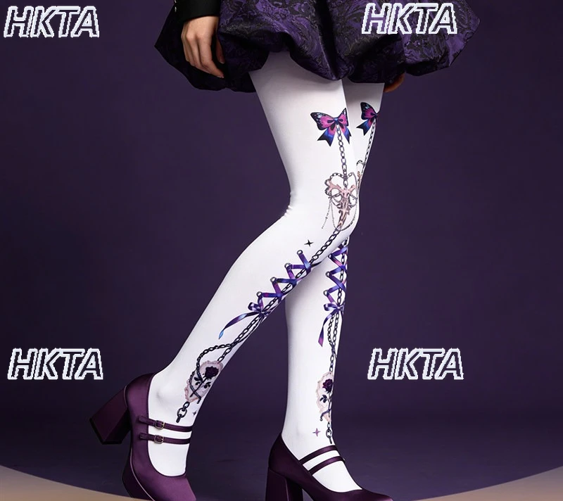 Y2K Subculture Lolita Bow Print Pantyhose Goth Dark 2026 Spring New Velvet Hot Girl Personality Versatile Thigh High Socks Women
Y2K Subculture Lolita Bow Print Pantyhose Goth Dark 2026 Spring New Velvet Hot Girl Personality Versatile Thigh High Socks Women