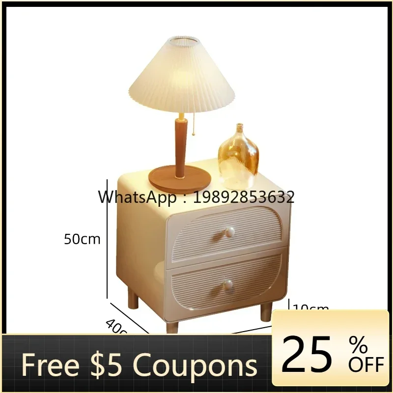 AA Cream Style White Bedside Table Ins Style Small Simple Modern Light Luxury Minimalist Silent Style
AA Cream Style White Bedside Table Ins Style Small Simple Modern Light Luxury Minimalist Silent Style