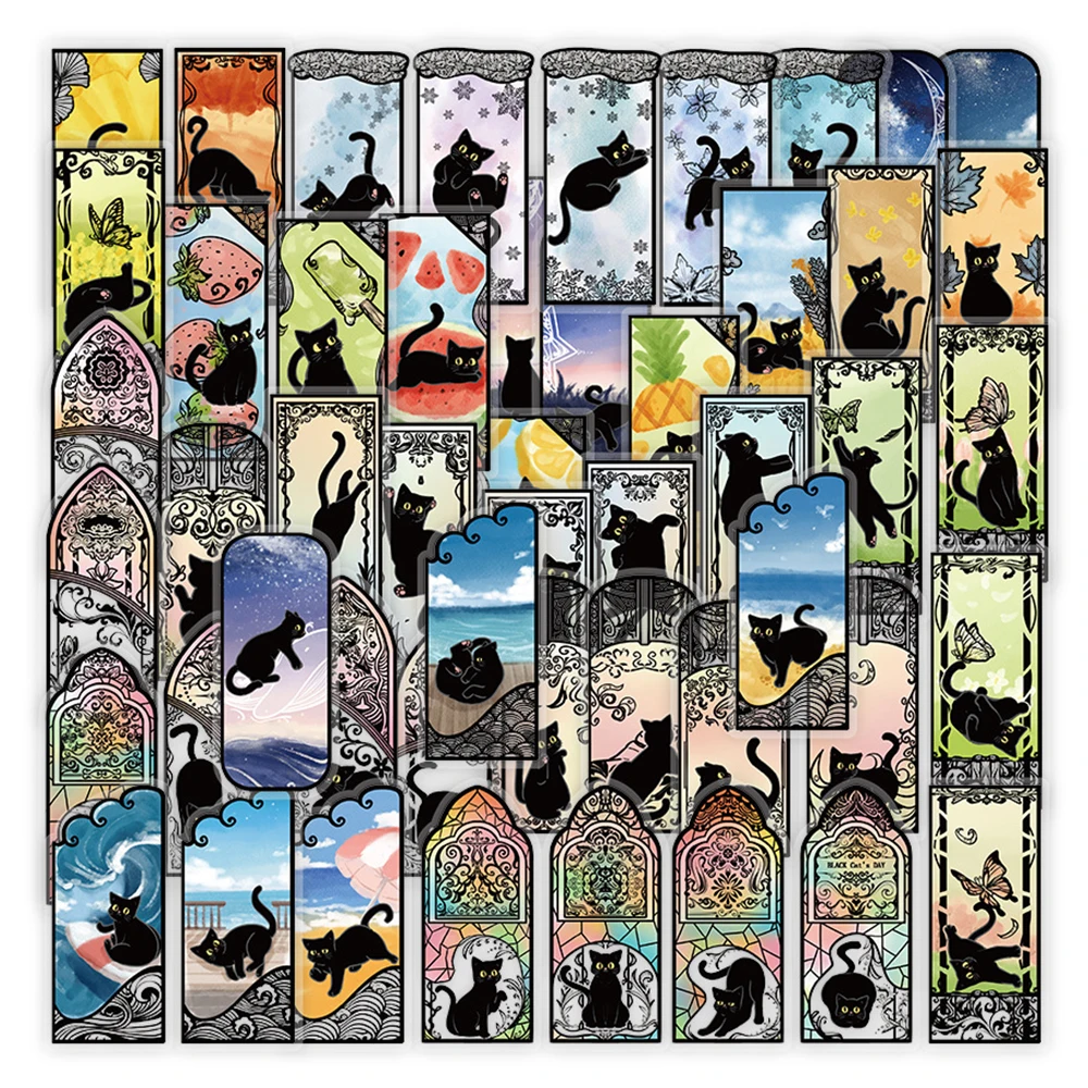 10/30/50pcs Cute Ins Style Gothic Black Cat Stickers Kawaii Cartoon Aesthetic Decals Scrapbook Phone Laptop Transparent Sticker
10/30/50pcs Cute Ins Style Gothic Black Cat Stickers Kawaii Cartoon Aesthetic Decals Scrapbook Phone Laptop Transparent Sticker