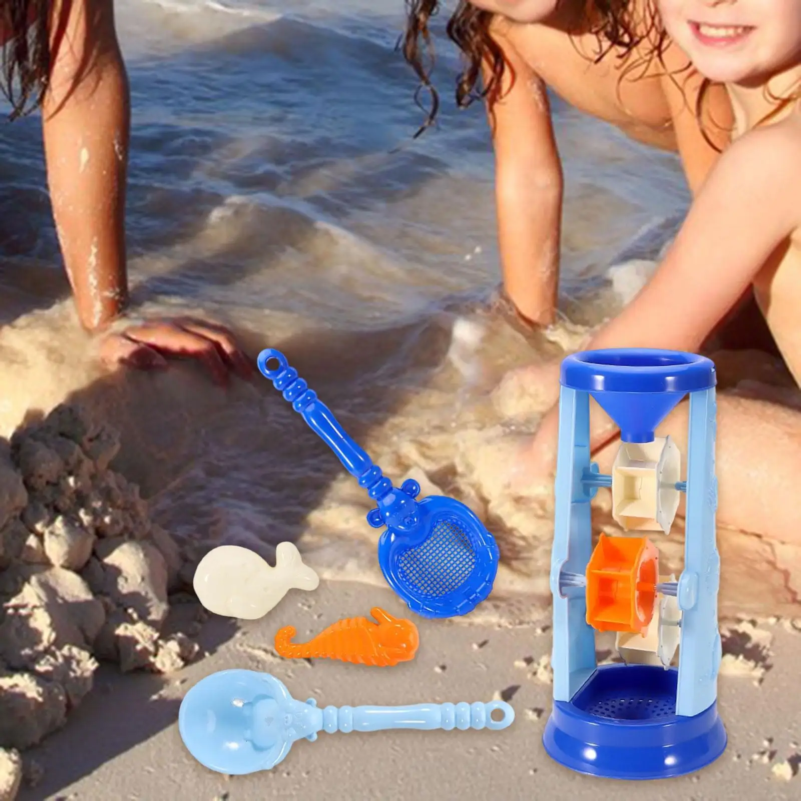 5Pcs Beach Toys Set for Kids Fishing Outdoor Game Activities Travel Summer Pool Lawn Sand Castle Building Kit Sand Toys Set
5Pcs Beach Toys Set for Kids Fishing Outdoor Game Activities Travel Summer Pool Lawn Sand Castle Building Kit Sand Toys Set