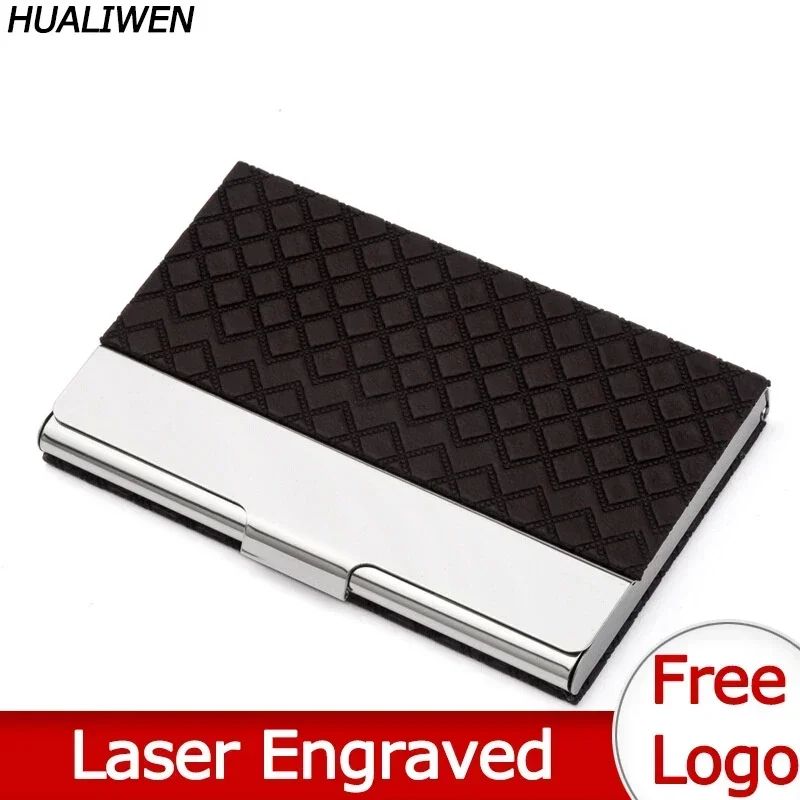 Laser Engraved LOGO Luxury Credit Card Holder Portable Slim Steel Business ID Name Cardholder Metal Aluminum Coin Change Wallet
Laser Engraved LOGO Luxury Credit Card Holder Portable Slim Steel Business ID Name Cardholder Metal Aluminum Coin Change Wallet