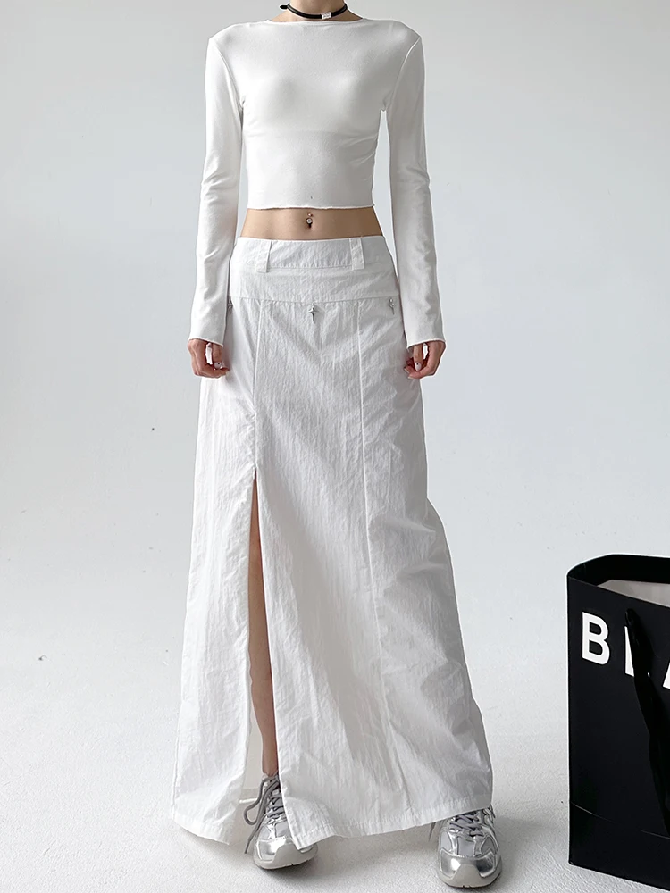 Юбка-миди трапециевидной формы с высокой талией для женщин, дизайн с разрезами, утягивающая рабочая одежда, весна-осень, модная повседневная одежда для поездок на работу
Юбка-миди трапециевидной формы с высокой талией для женщин, дизайн с разрезами, утягивающая рабочая одежда, весна-осень, модная повседневная одежда для поездок на работу